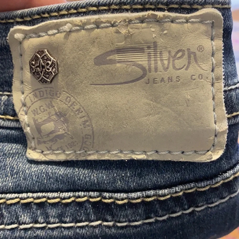 Silver Aiko Cropped Jeans 27